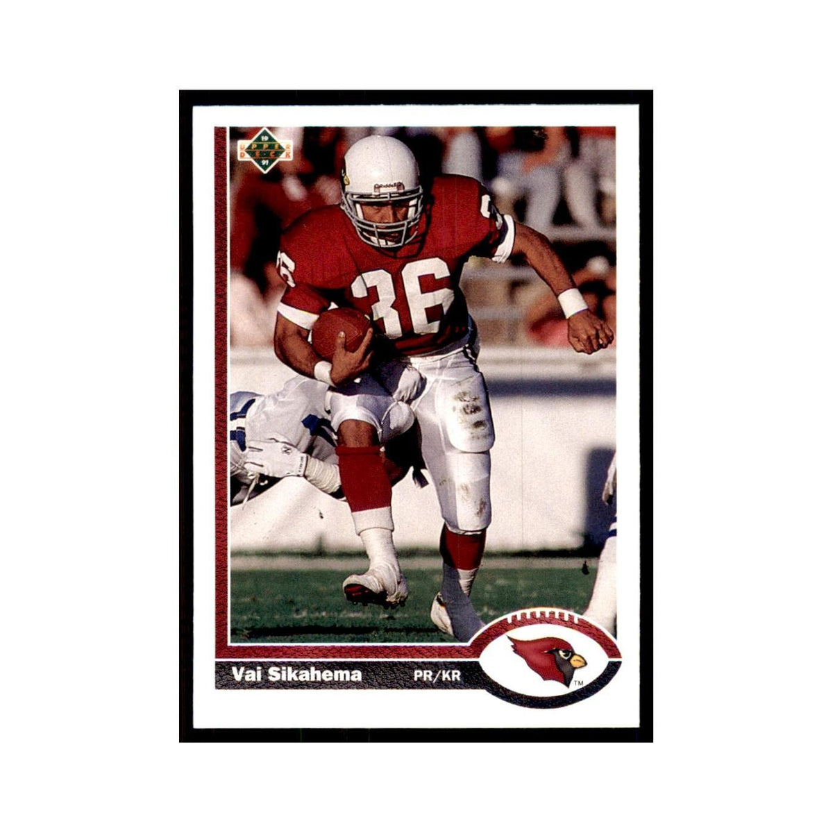 1991 Upper Deck Vai Sikahema Phoenix Cardinals #114