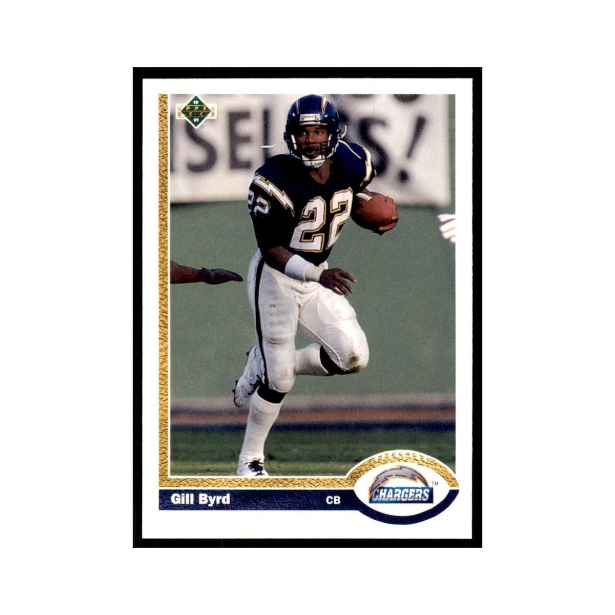 1991 Upper Deck Gill Byrd San Diego Chargers #137