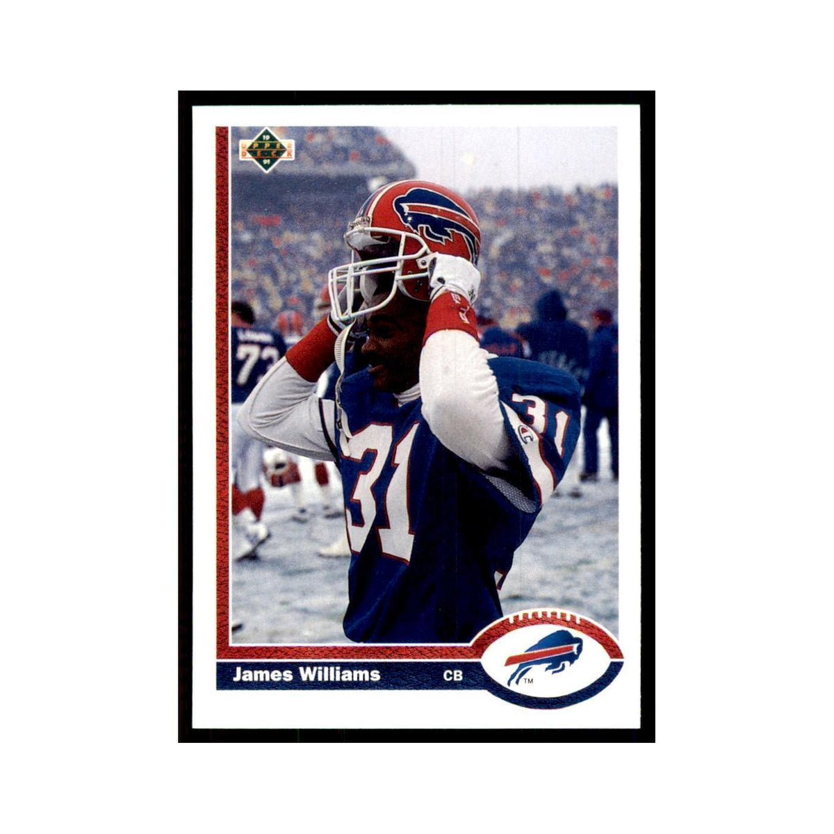 1991 Upper Deck James Williams Bills #158