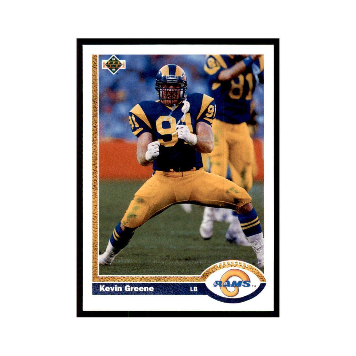 1991 Upper Deck Kevin Greene Rams #162