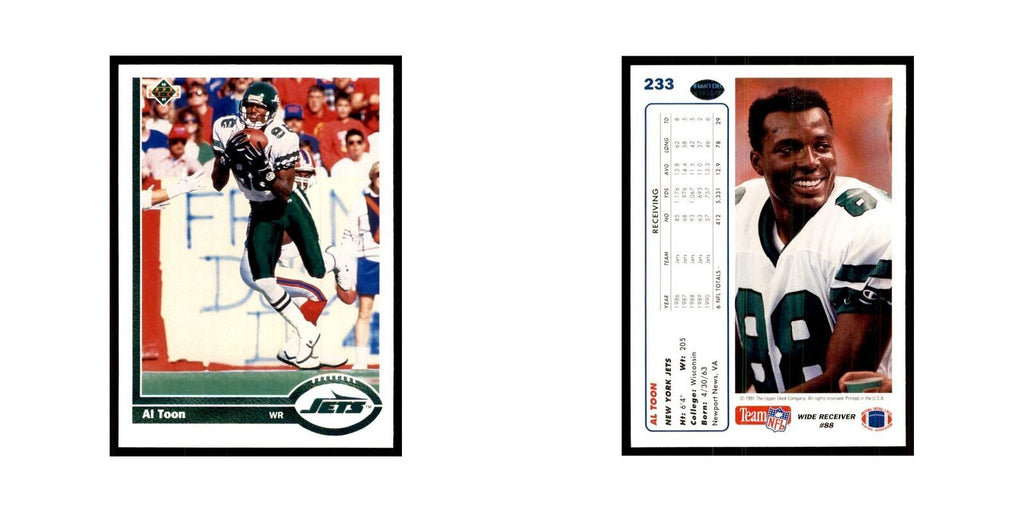 1991 Upper Deck Al Toon Jets #233