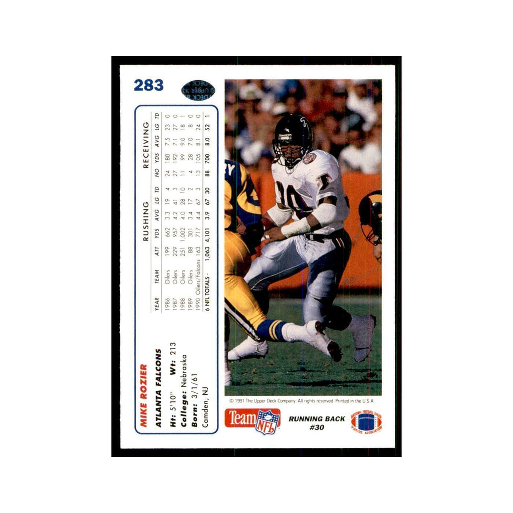 1991 Upper Deck Mike Rozier Falcons #283