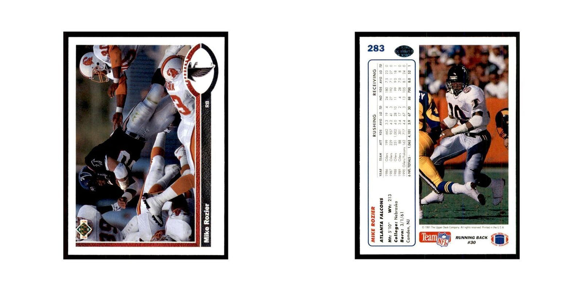 1991 Upper Deck Mike Rozier Falcons #283