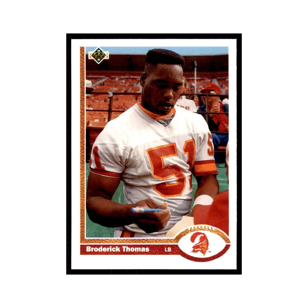 1991 Upper Deck Broderick Thomas Buccaneers #235