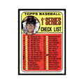 1969 Topps (damaged) Checklist 1-109 Denny McLain Tigers #57