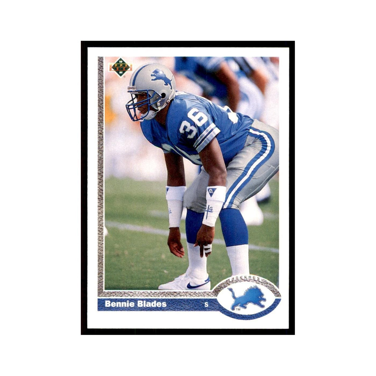 1991 Upper Deck Bennie Blades Lions #65