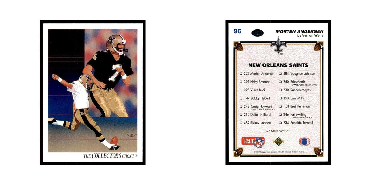 1991 Upper Deck Morten Andersen Saints #96