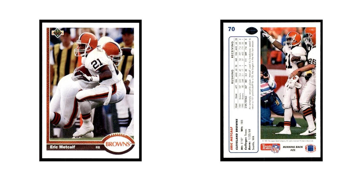 1991 Upper Deck Eric Metcalf Browns #70