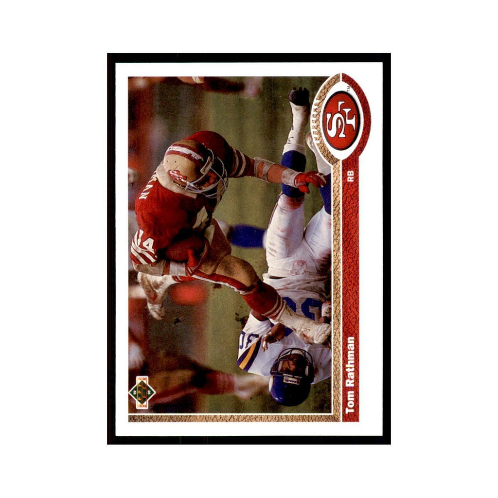 1991 Upper Deck Tom Rathman 49ers #103
