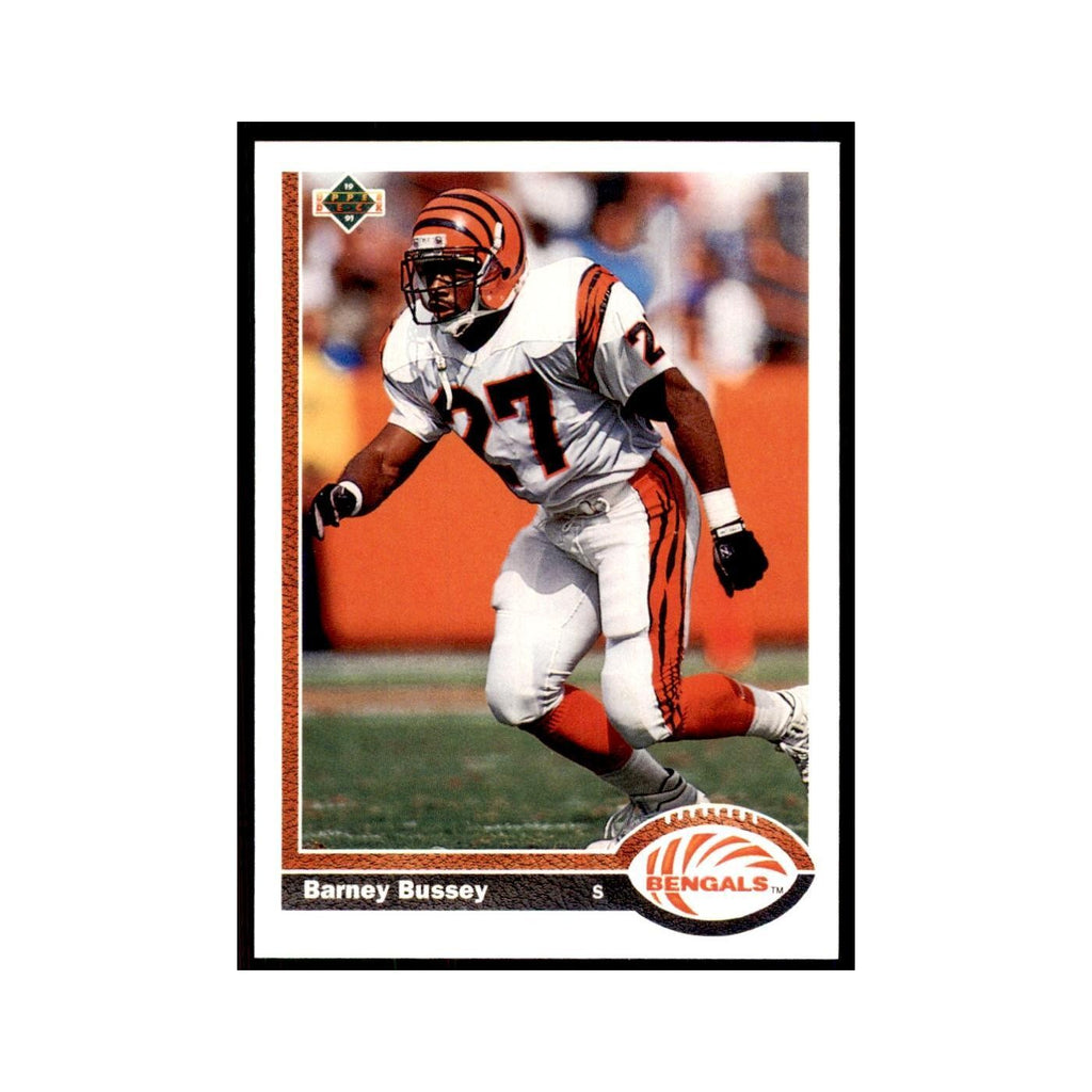 1991 Upper Deck Barney Bussey RC Bengals #69