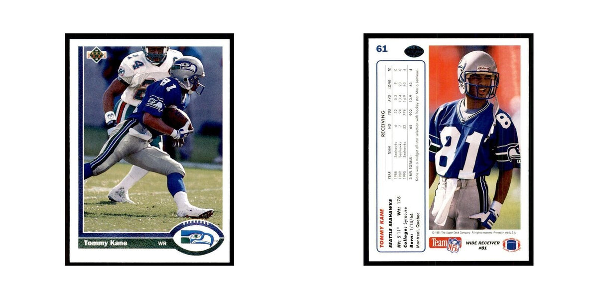 1991 Upper Deck Tommy Kane Seahawks #61