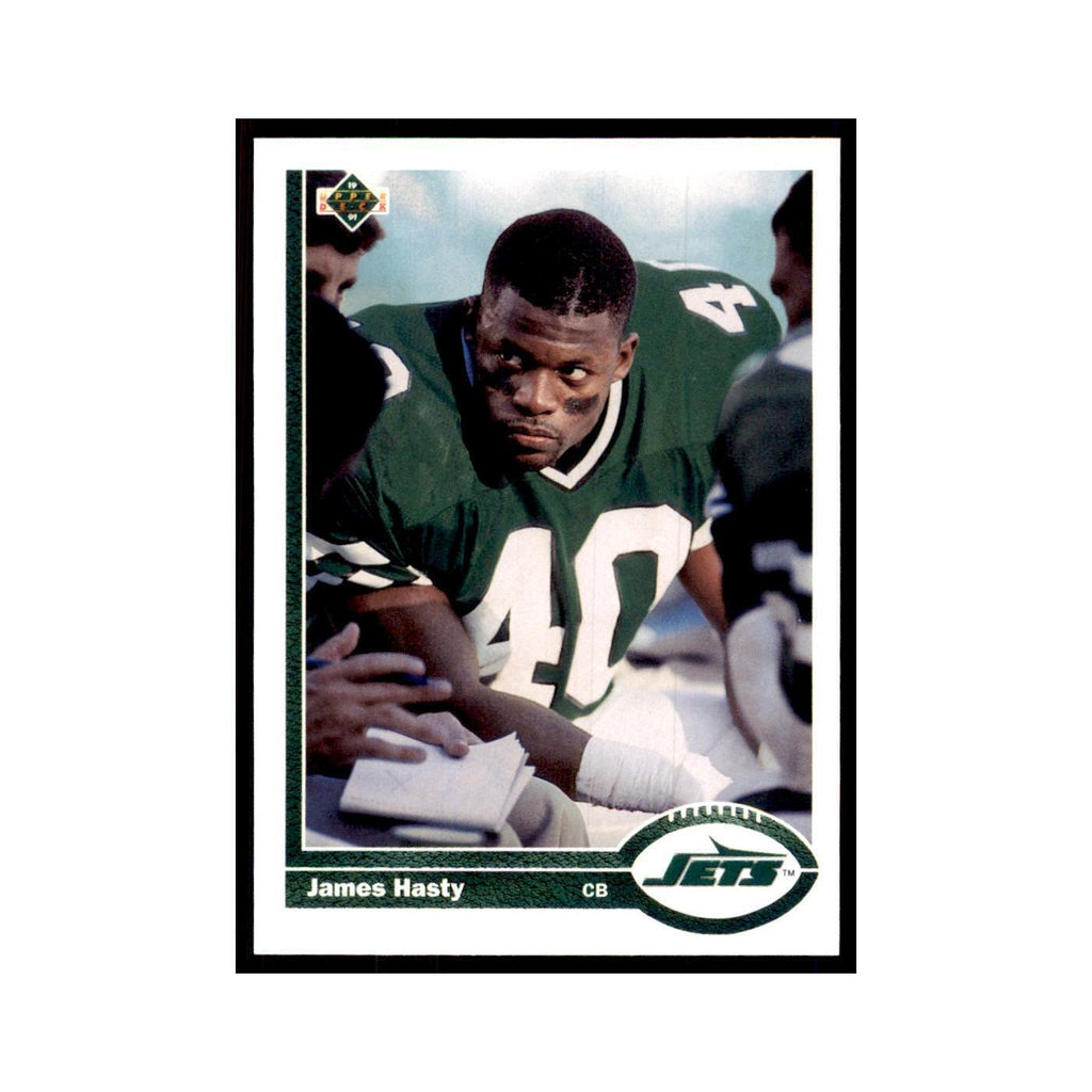 1991 Upper Deck James Hasty Jets #190
