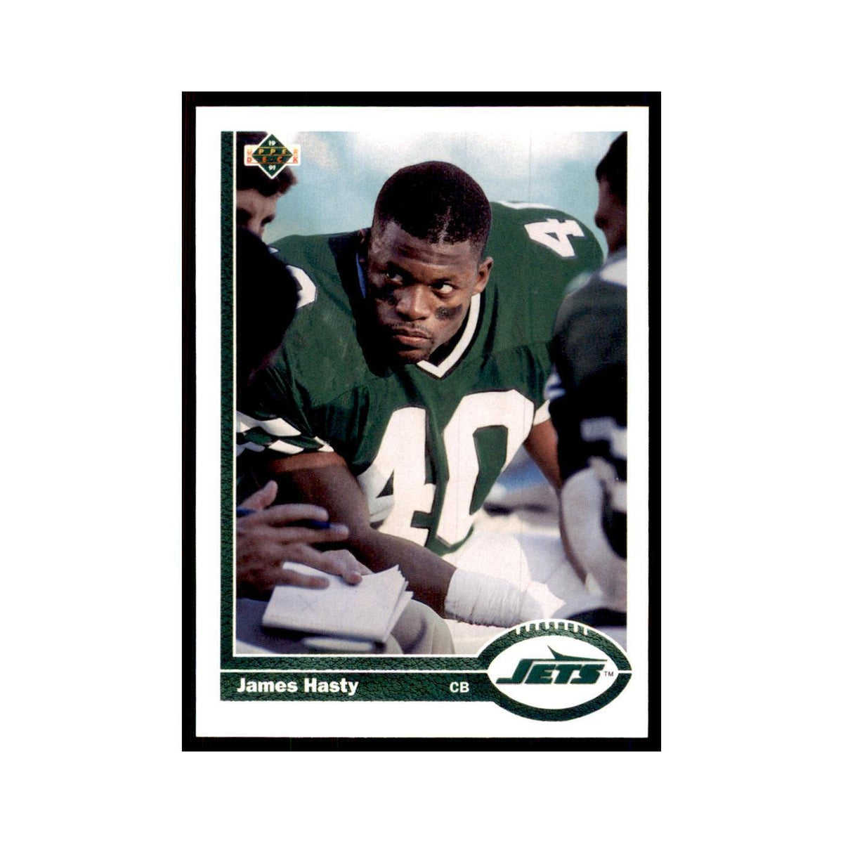 1991 Upper Deck James Hasty Jets #190