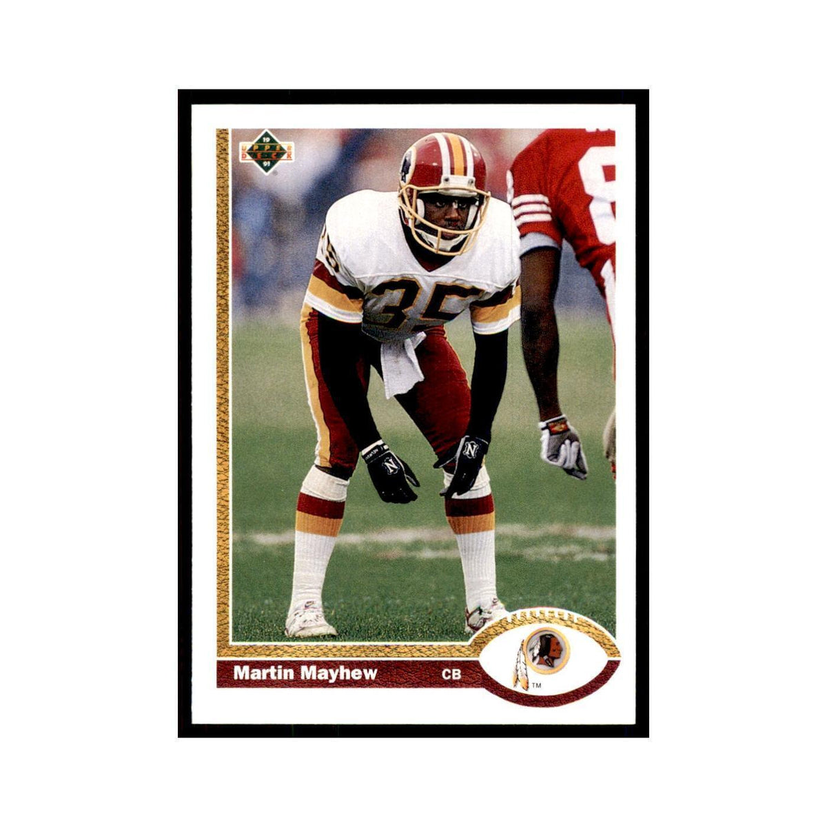 1991 Upper Deck Martin Mayhew Redskins #47