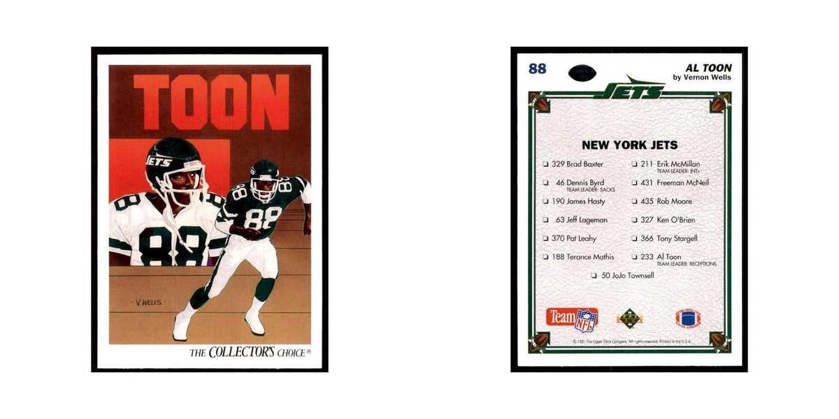 1991 Upper Deck Al Toon Jets #88
