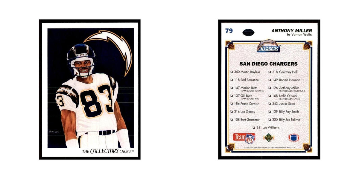 1991 Upper Deck Anthony Miller San Diego Chargers #79