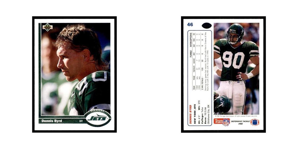 1991 Upper Deck Dennis Byrd Jets #46