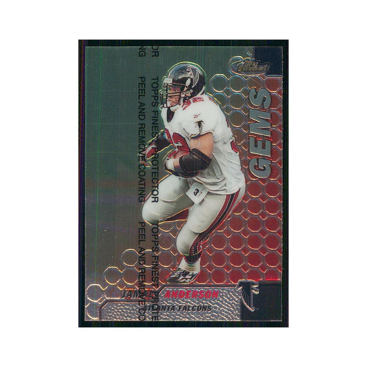 1999 Topps Finest w coating Jamal Anderson Falcons #131