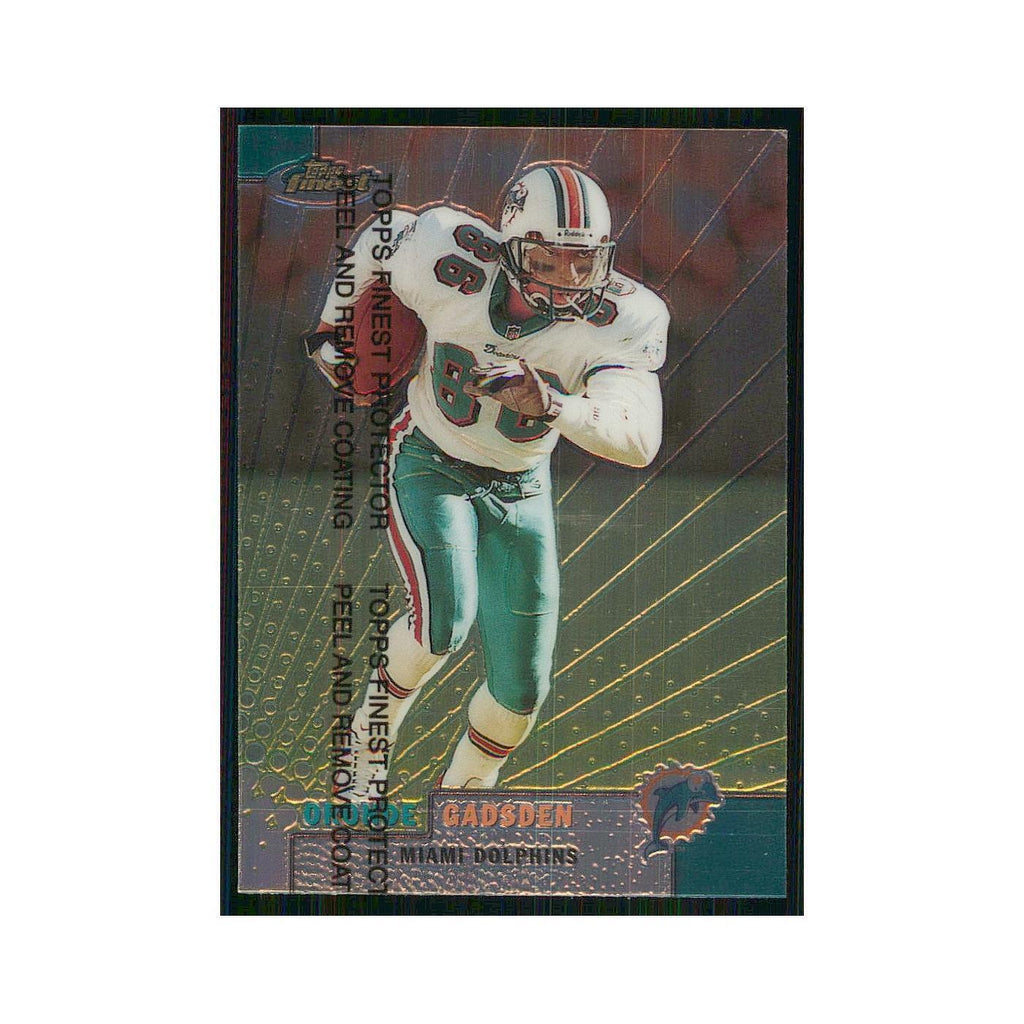 1999 Topps Finest w Coating Oronde Gadsden Dolphins #76