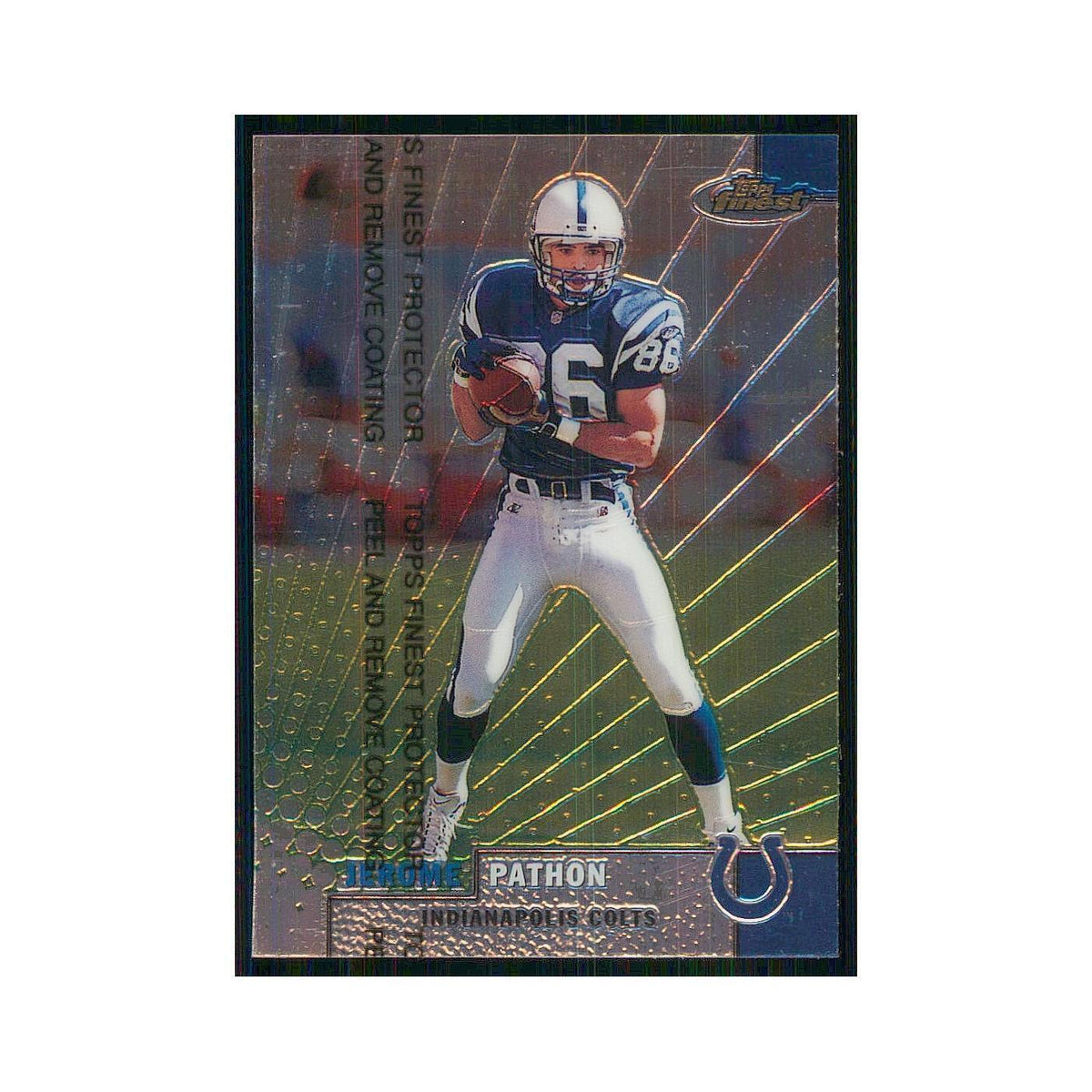 1999 Topps Finest w Coating Jerome Pathon Colts #112