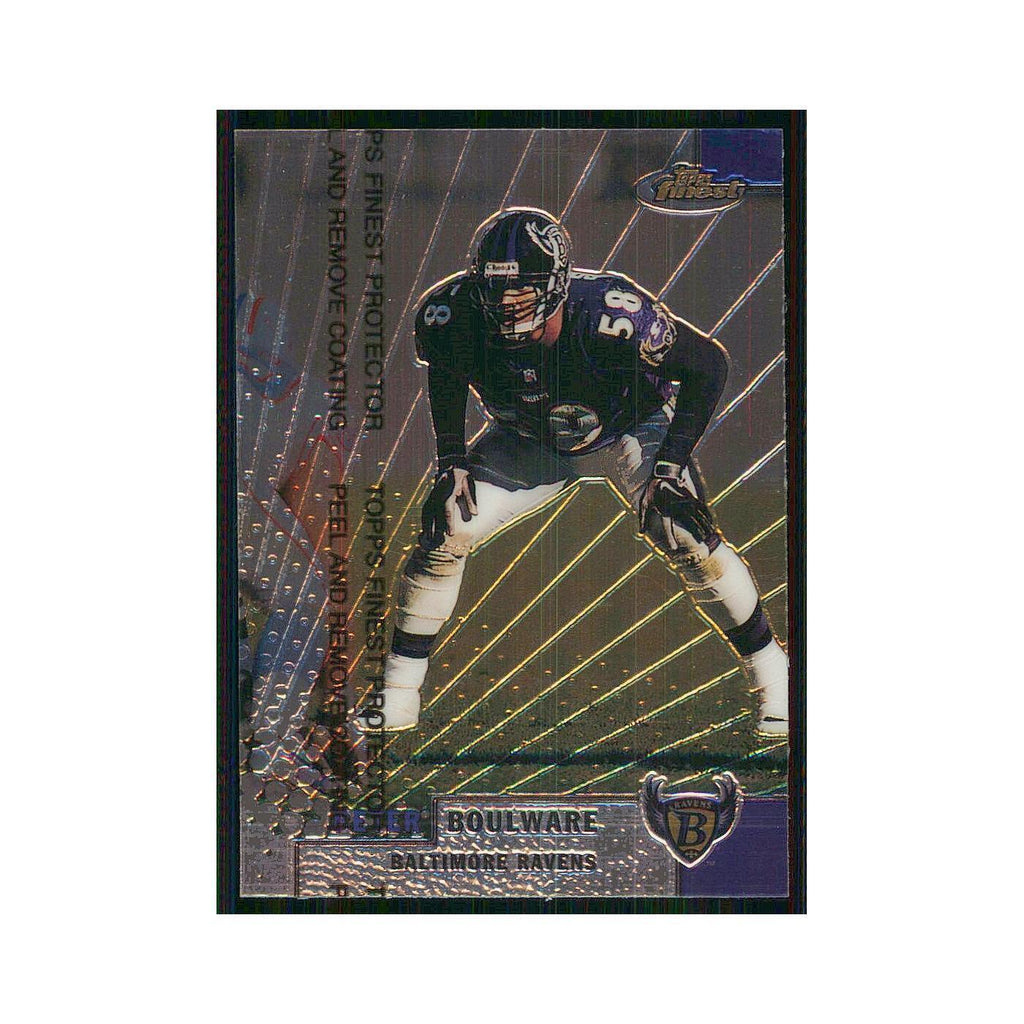 1999 Topps Finest w Coating Peter Boulware Ravens #78