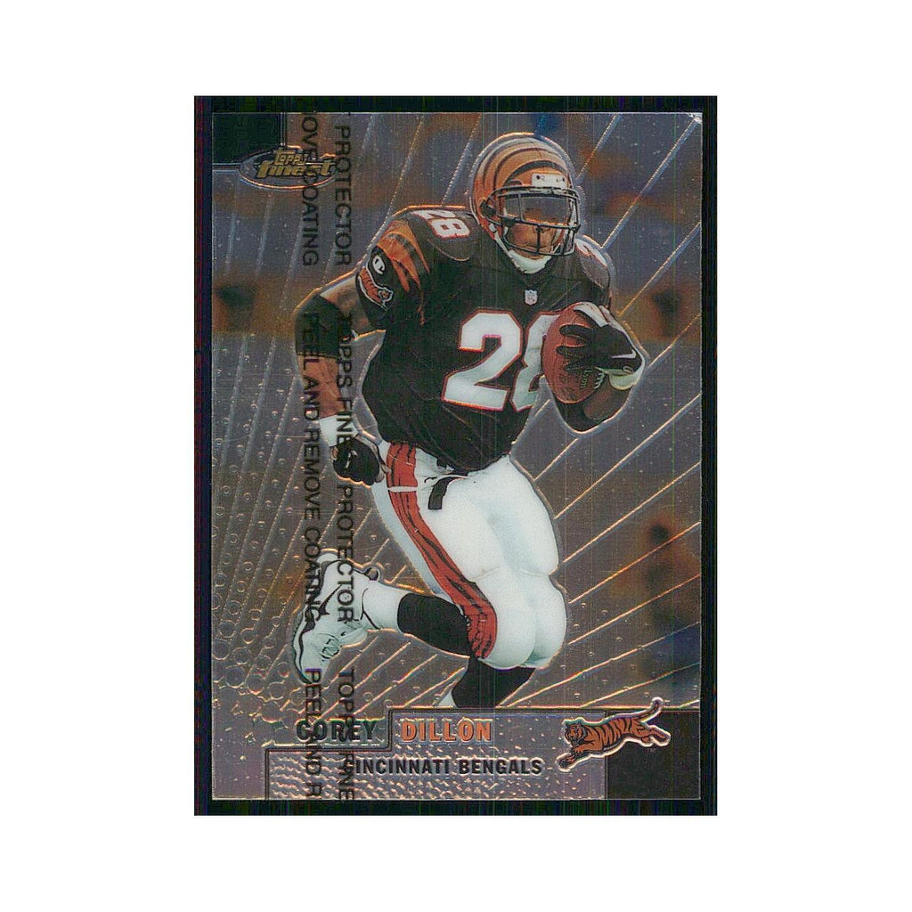 1999 Topps Finest w Coating Corey Dillon Bengals #65