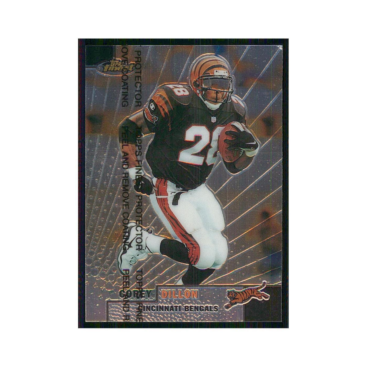 1999 Topps Finest w Coating Corey Dillon Bengals #65