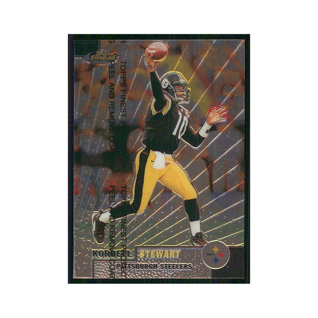 1999 Topps Finest w Coating Kordell Stewart Steelers #3