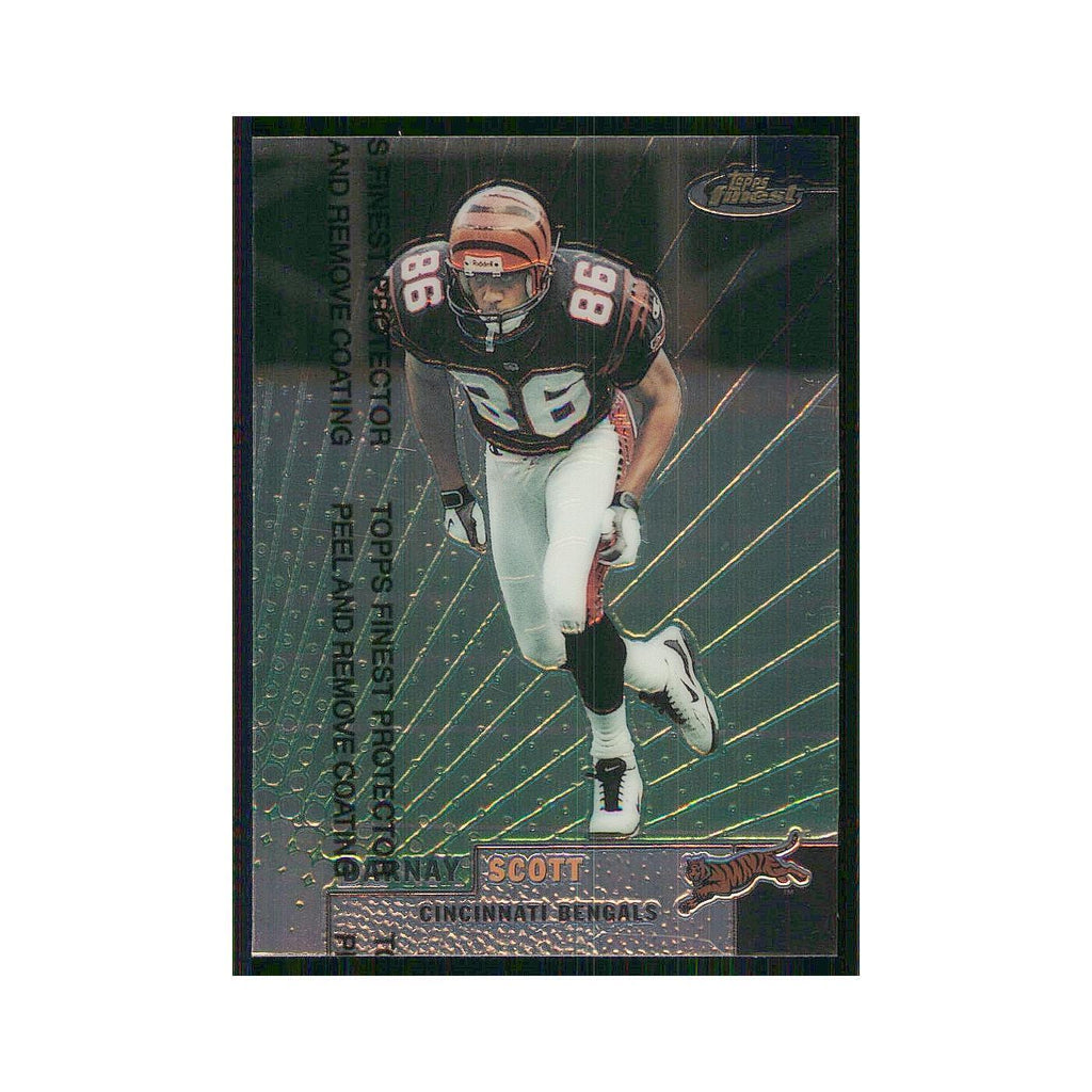 1999 Topps Finest w Coating Darnay Scott Bengals #29