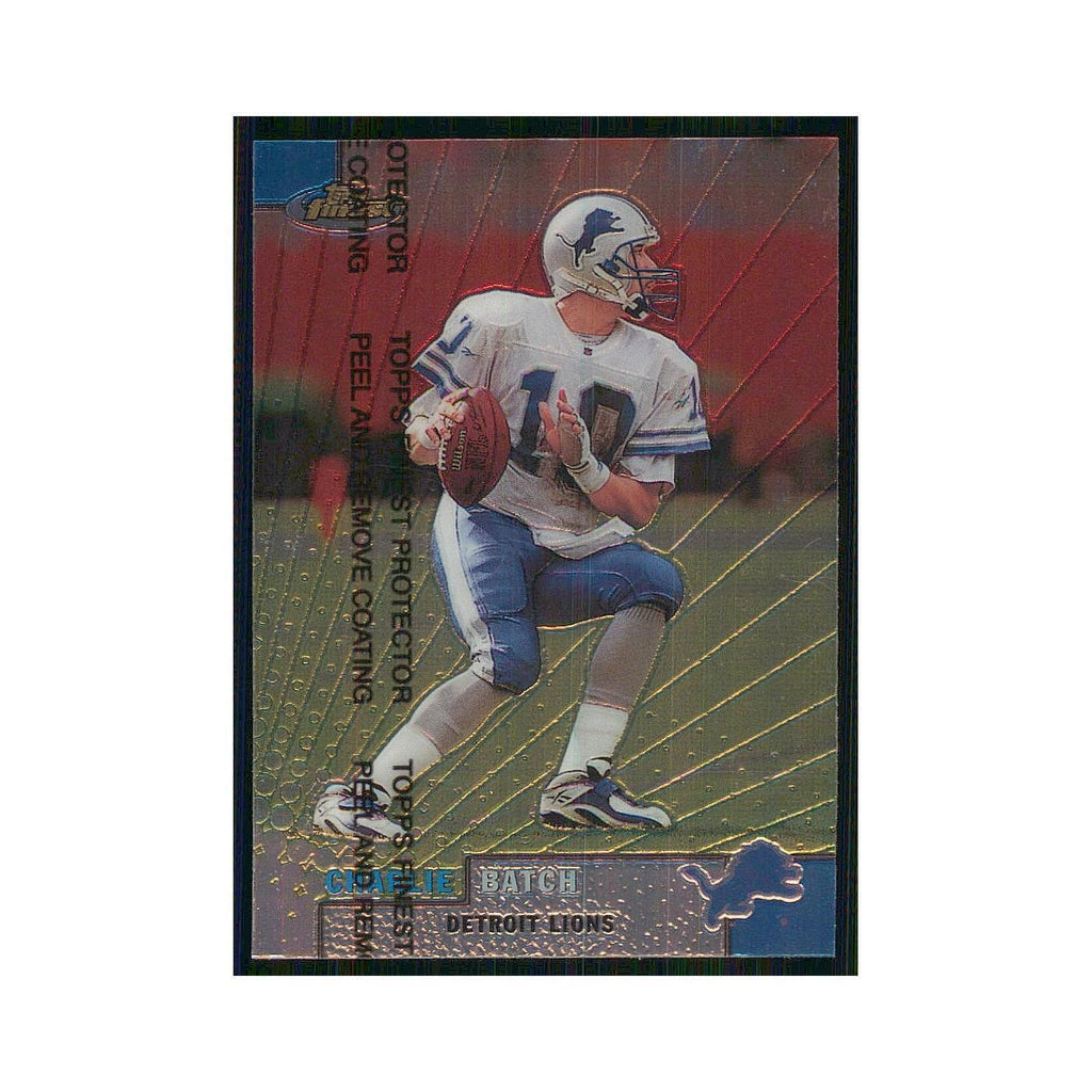 1999 Topps Finest w Coating Charlie Batch Lions #69