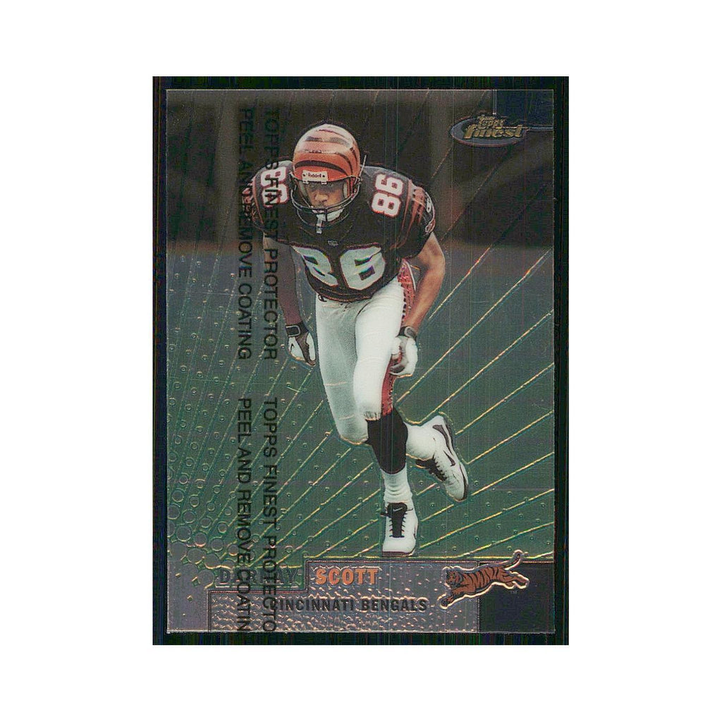 1999 Topps Finest w Coating Darnay Scott Bengals #29