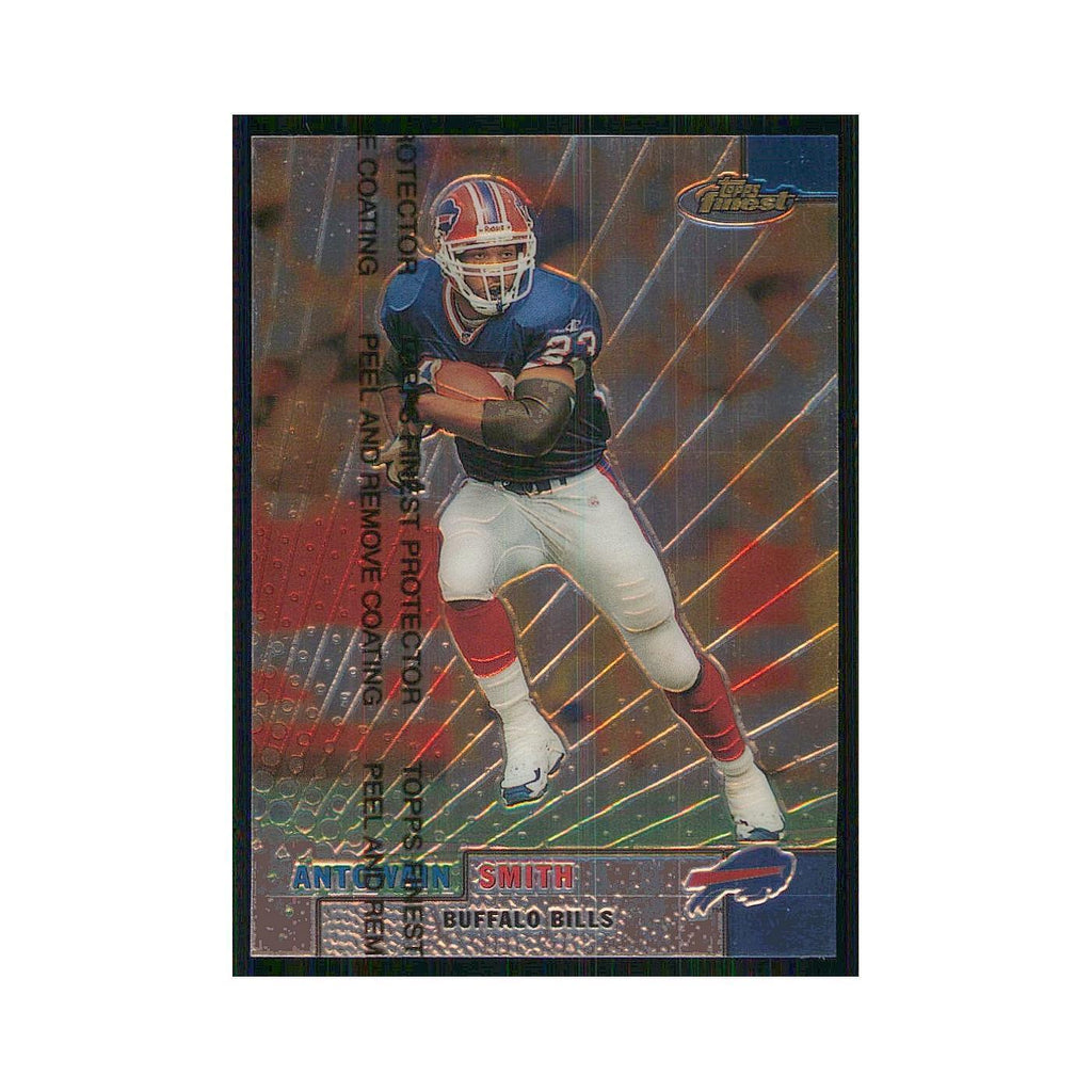 1999 Topps Finest w Coating Antowain Smith Bills #72