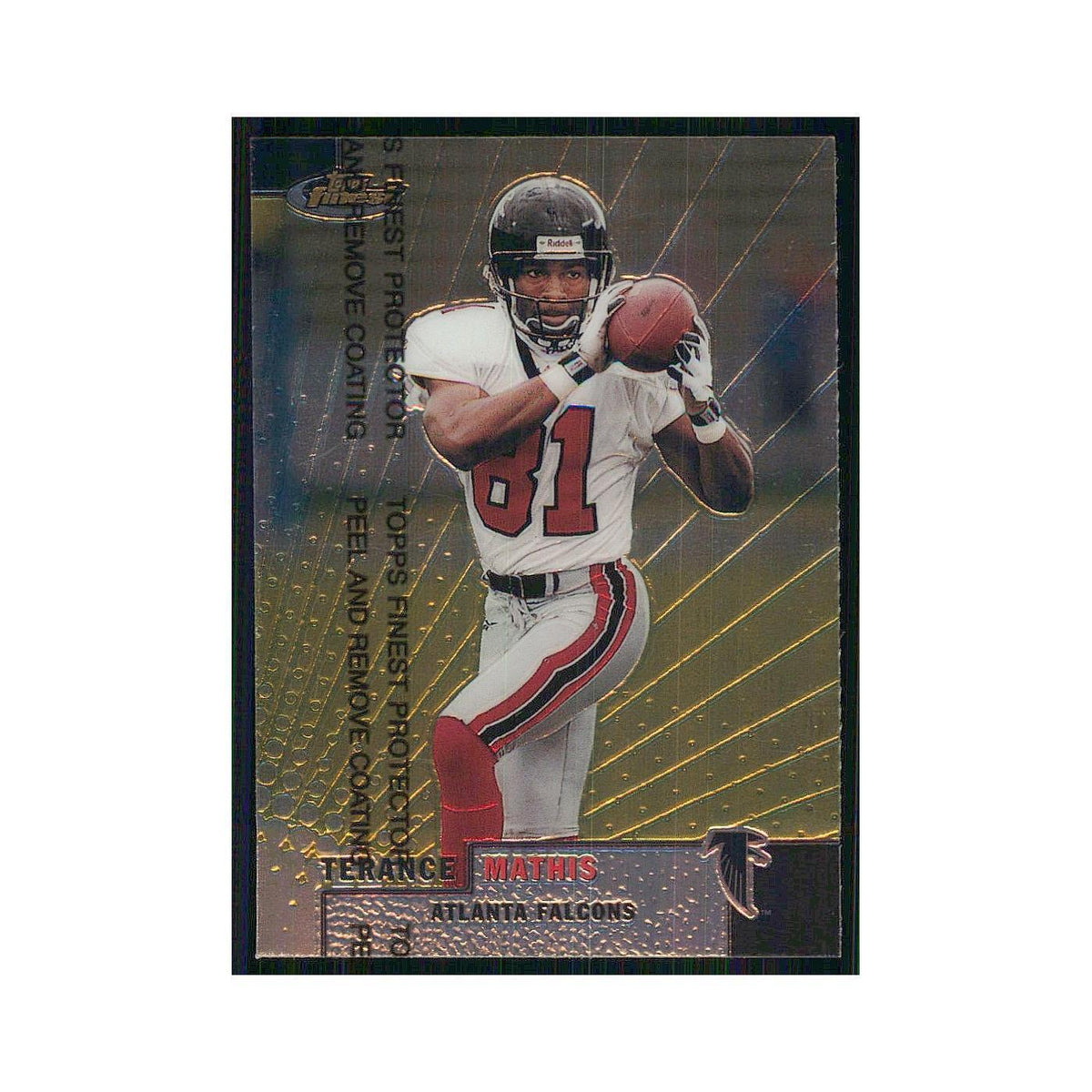 1999 Topps Finest w Coating Terance Mathis Falcons #21