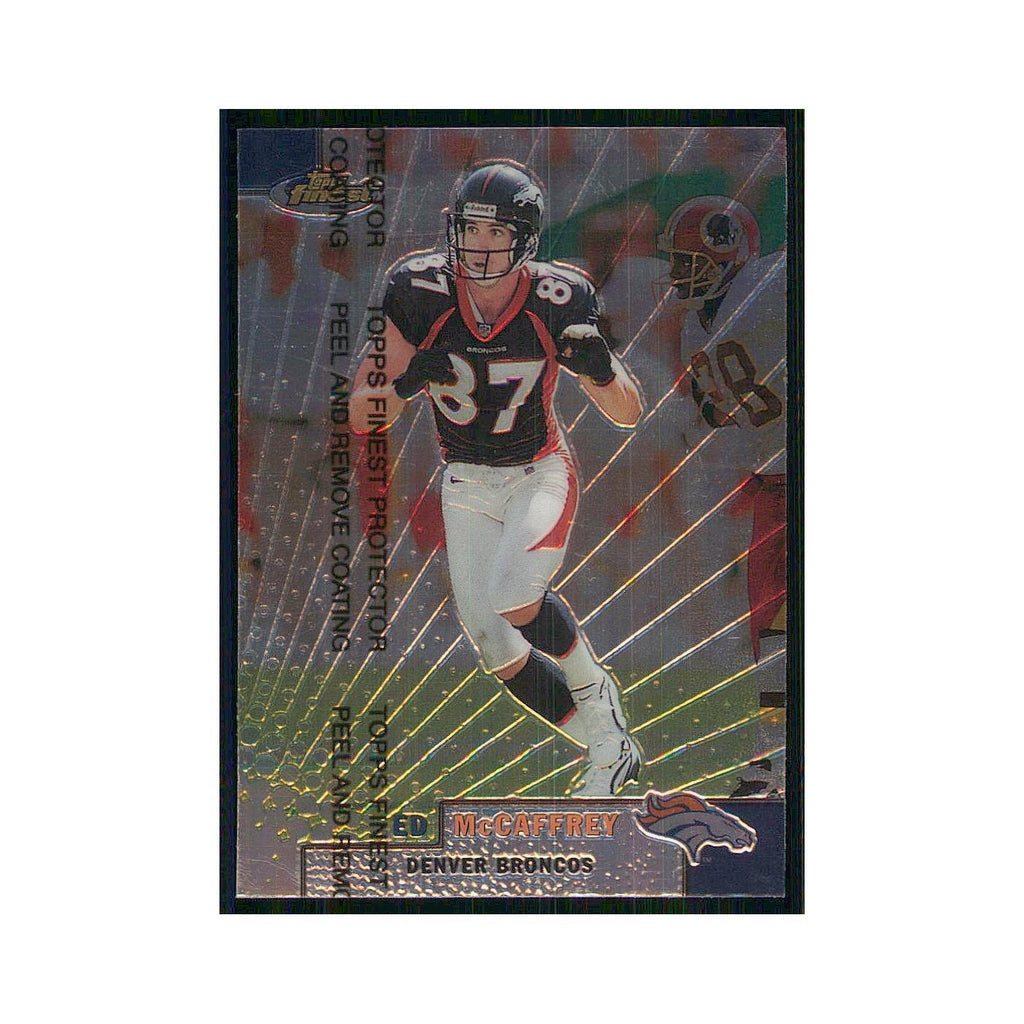1999 Topps Finest W Coating Ed McCaffery Broncos #51