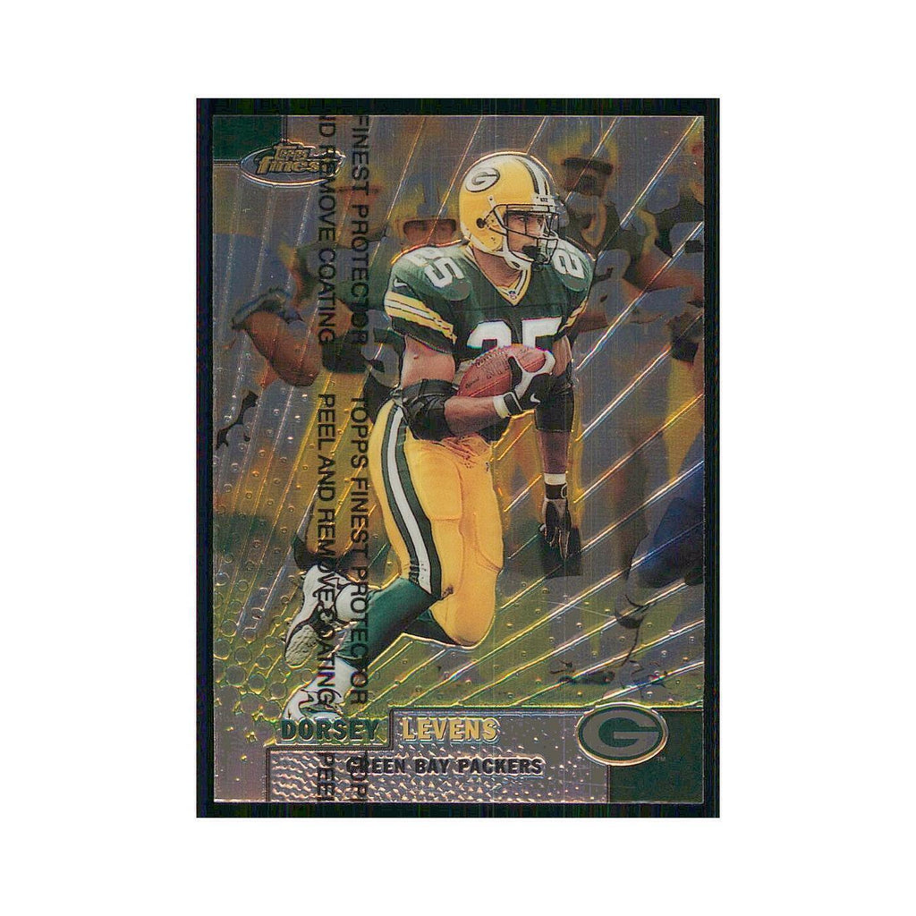 1999 Topps Finest w Coating Dorsey Levens Packers #56