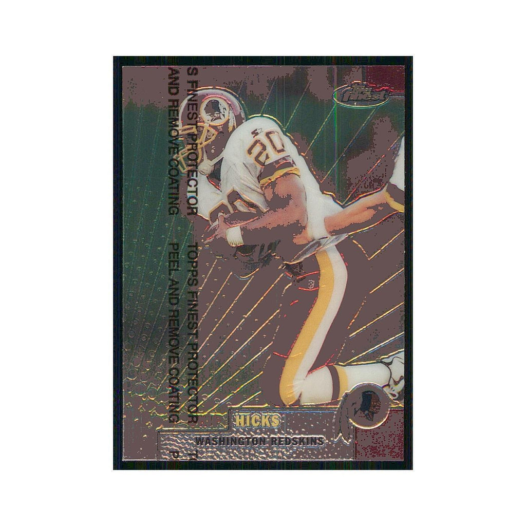 1999 Topps Finest w Coating Skip Hicks Redskins #102