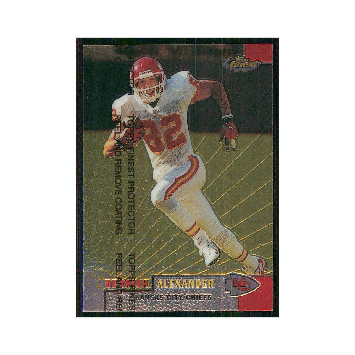 1999 Topps Finest w Coating Derrick Alexander Chiefs #33
