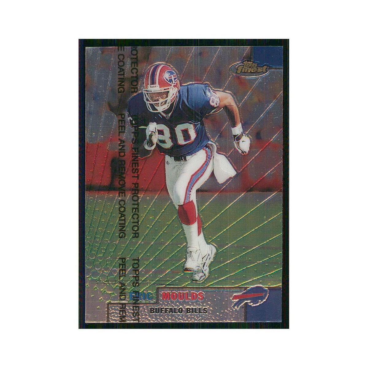 1999 Topps Finest w Coating Eric Moulds Bills #13