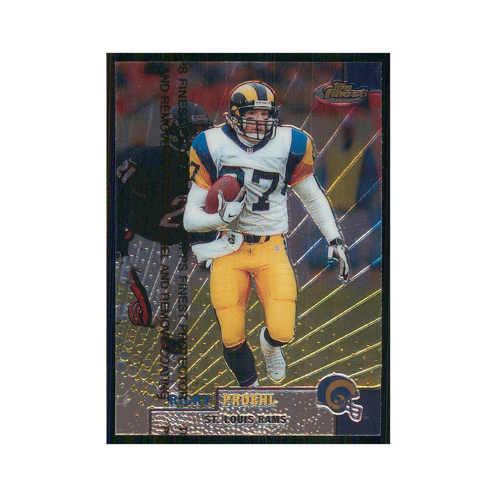1999 Topps Finest w Coating Ricky Proehl St. Louis Rams #91
