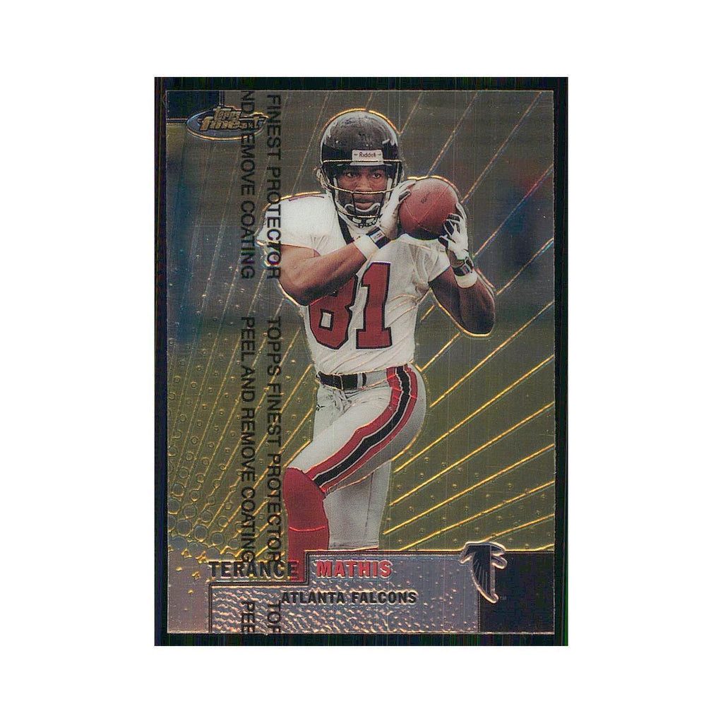 1999 Topps Finest w Coating Terance Mathis Falcons #21
