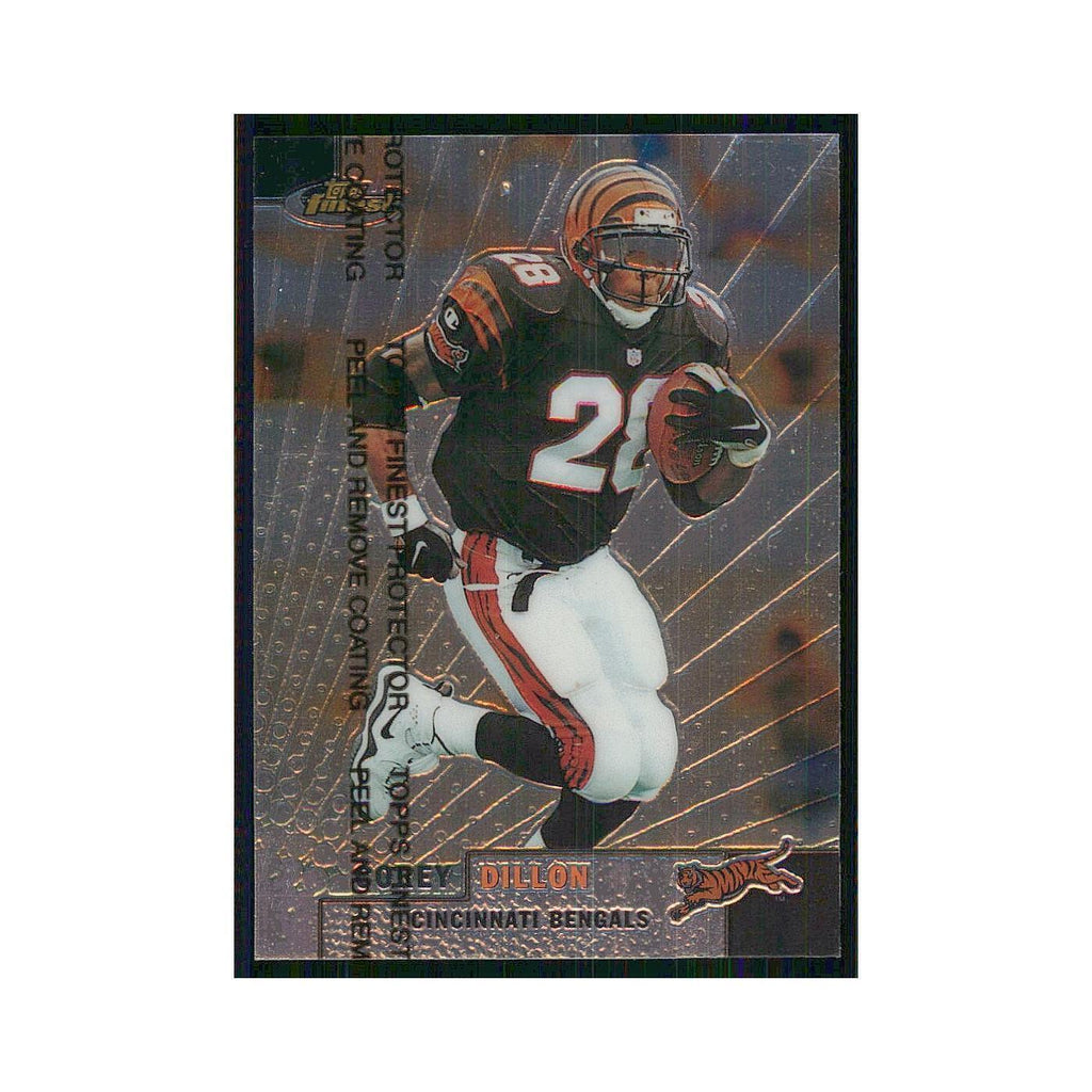 1999 Topps Finest w Coating Corey Dillon Bengals #65