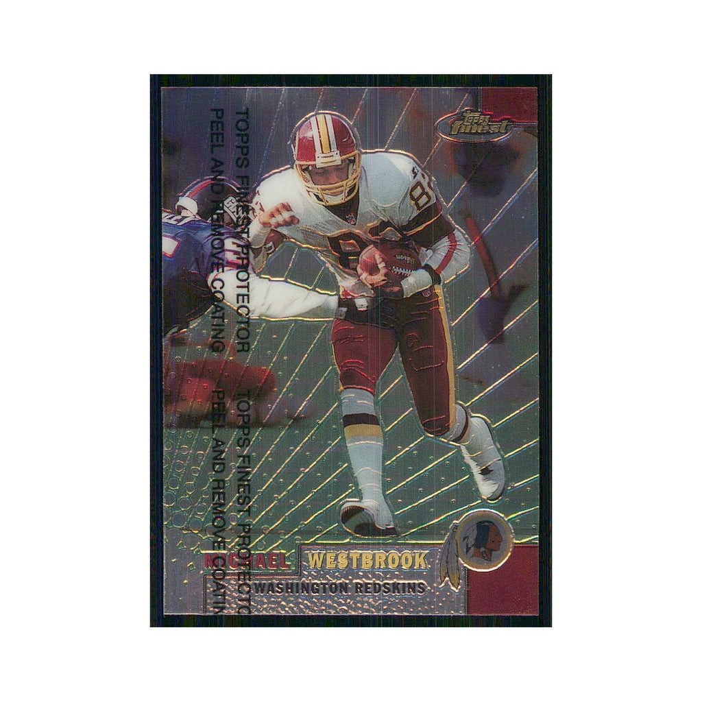 1999 Topps Finest w Coating Michael Westbrook Redskins #96