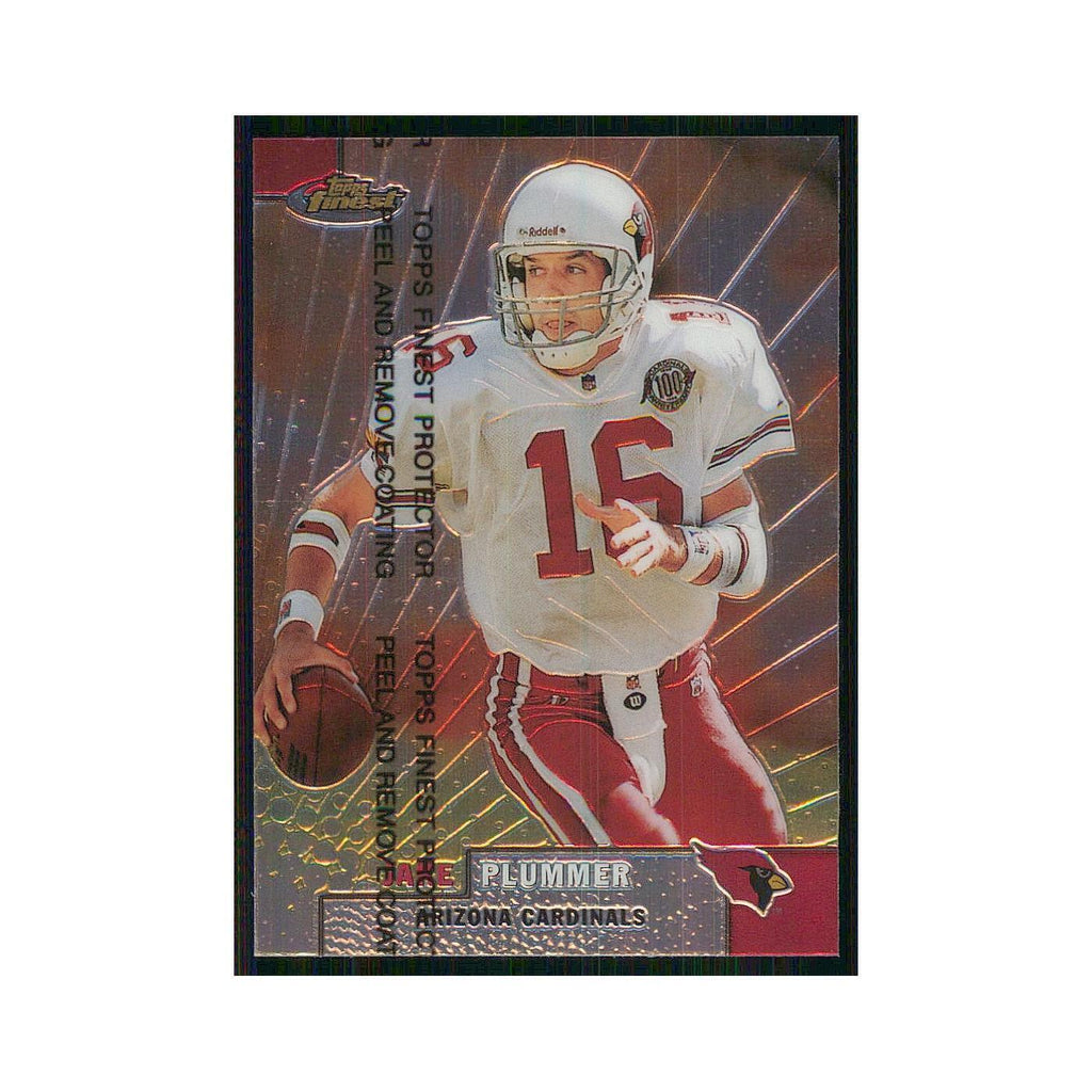 1999 Topps Finest w Coating Jake Plummer Cardinals #75