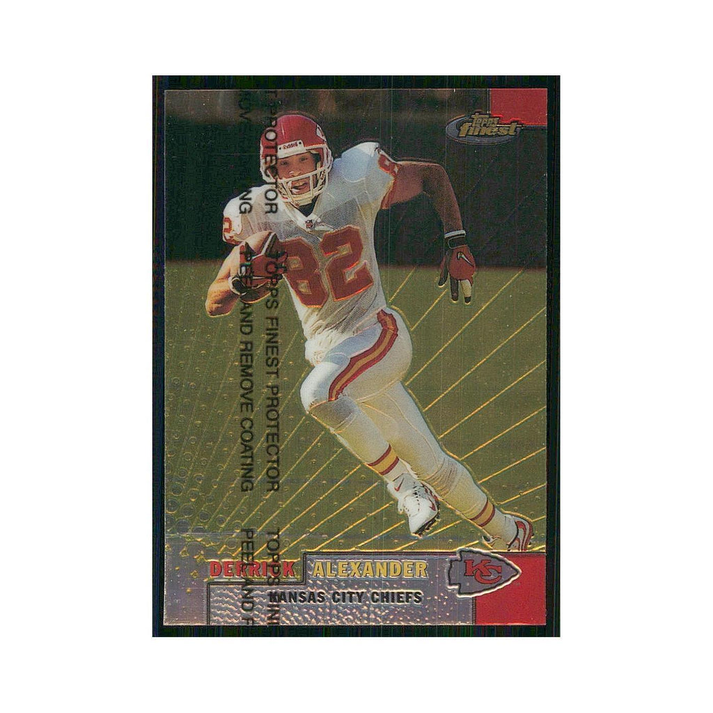 1999 Topps Finest w Coating Derrick Alexander Chiefs #33