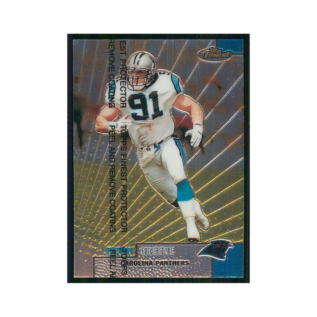 1999 Topps Finest w Coating Kevin Greene Panthers #11