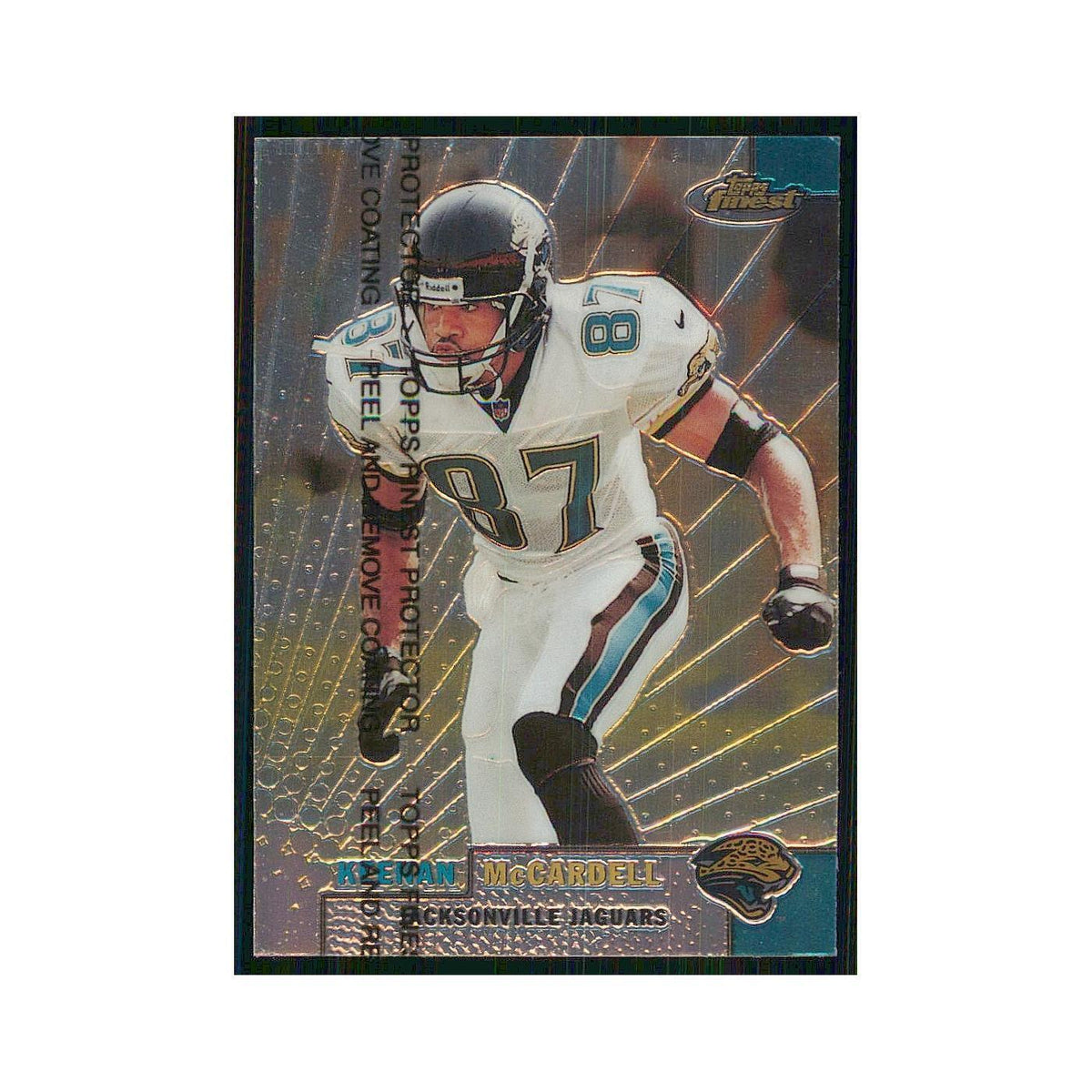 1999 Topps Finest w Coating Keenan McCardell Jaguars #49