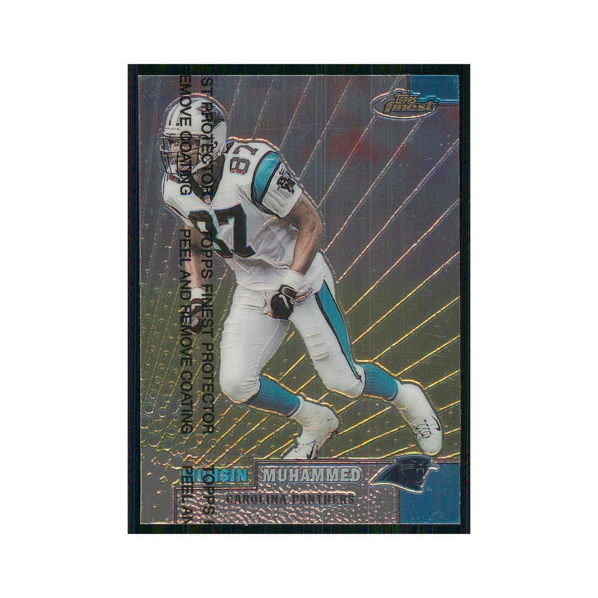 1999 Topps Finest w Coating Muhsin Muhammad Panthers #113