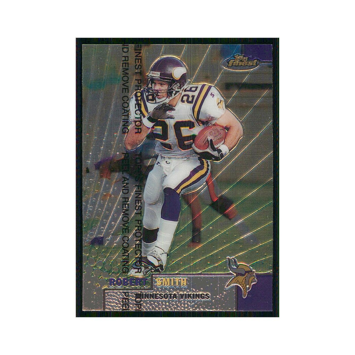 1999 Topps Finest w Coating Robert Smith Vikings #61