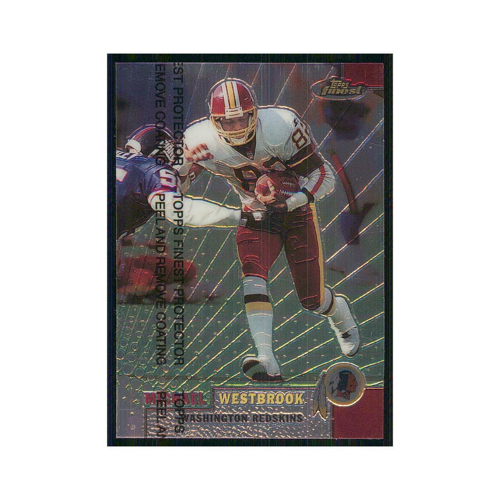 1999 Topps Finest w Coating Michael Westbrook Redskins #96