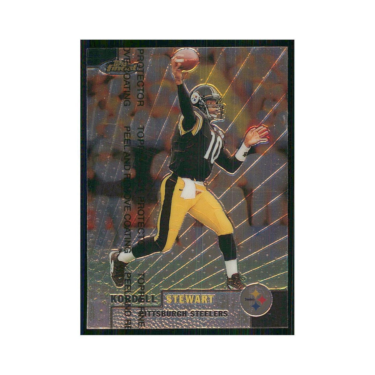1999 Topps Finest w Coating Kordell Stewart Steelers #3